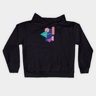 Memphis Pattern 17 / 80s Retro Kids Hoodie